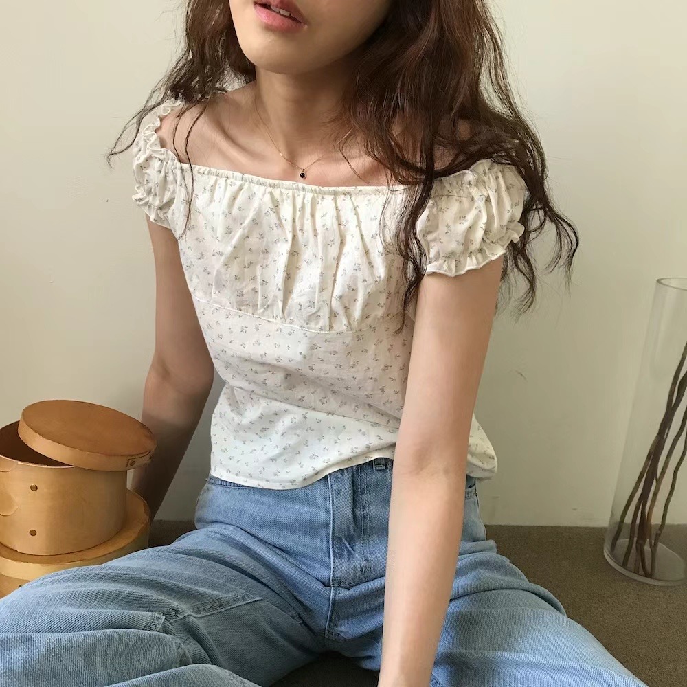 OMELET直郵韓國代購女裝新款人氣職業熱賣24春夏襯衫蕾絲衫OHNLE襯衫/蕾絲衫圖色2