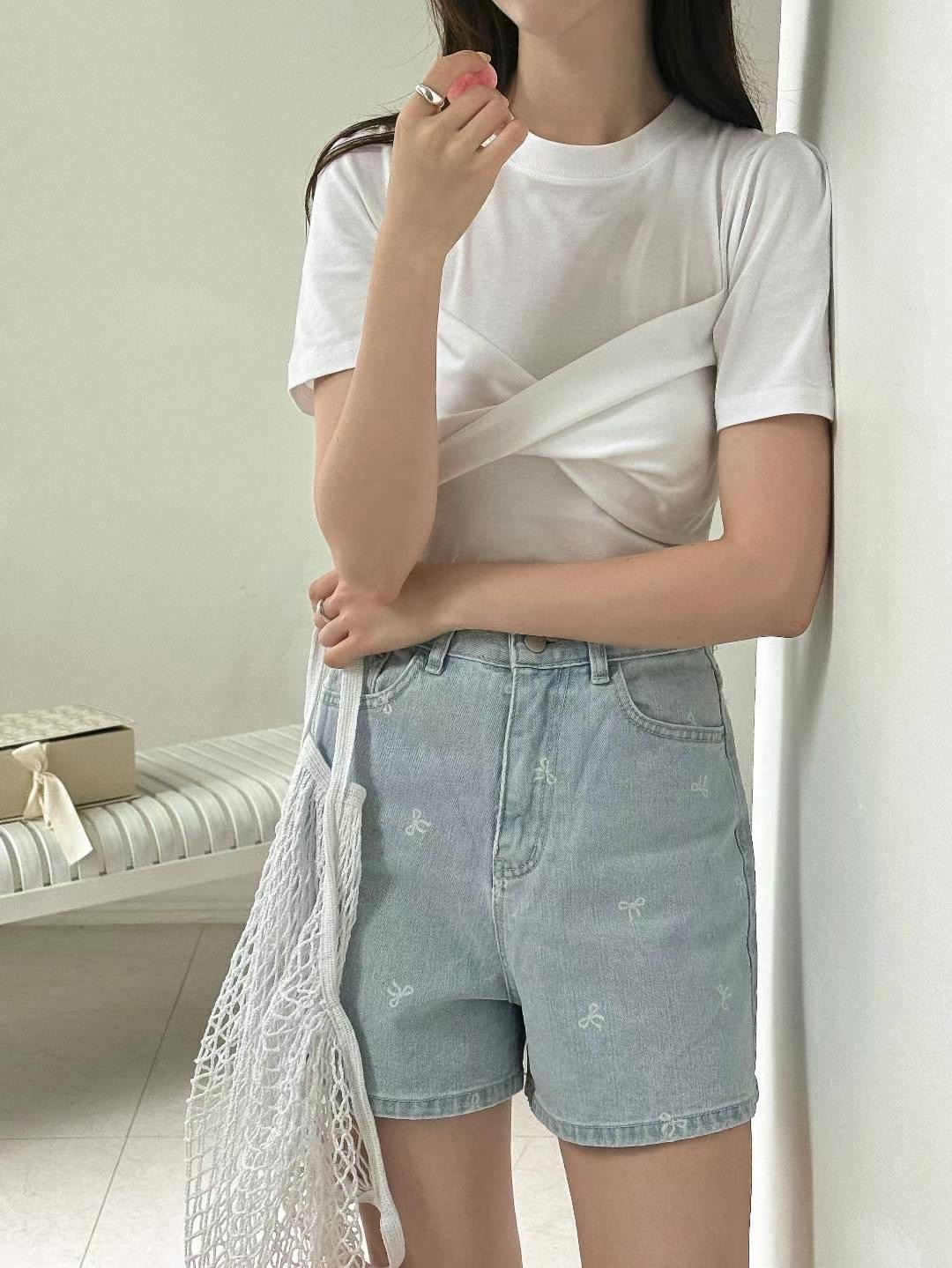 PINK POUCH直郵韓國代購女裝新款職業推薦熱賣休閑真品T恤PINK POUCHT恤