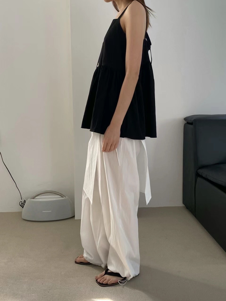 PEETS韓國直郵女裝新款職業休閑24春夏時尚人氣真品吊帶背心PEETS吊帶/背心