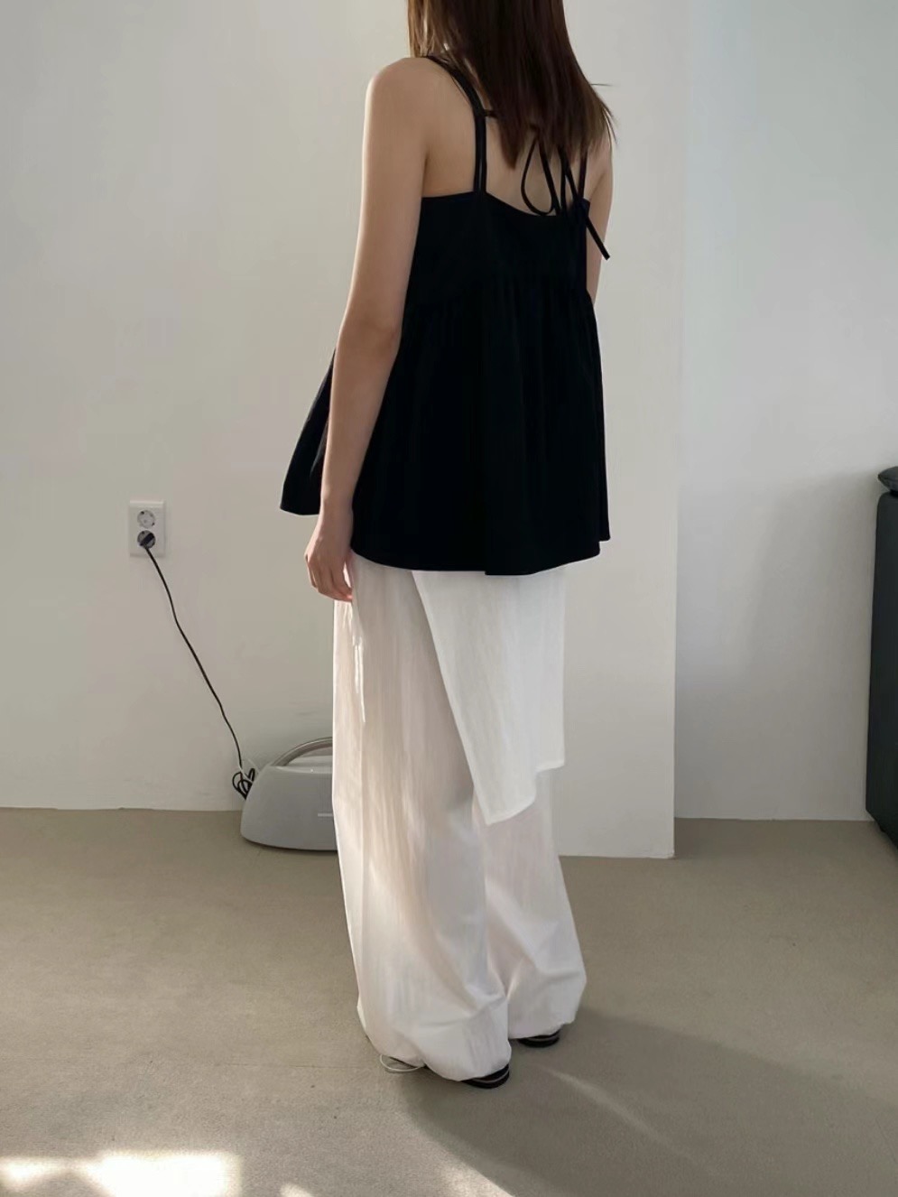 PEETS韓國直郵女裝新款職業休閑24春夏時尚人氣真品吊帶背心PEETS吊帶/背心