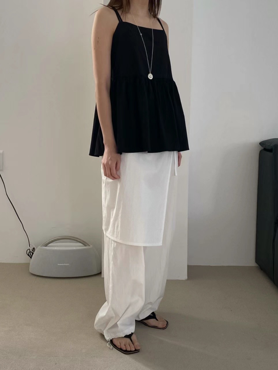 PEETS韓國直郵女裝新款職業休閑24春夏時尚人氣真品吊帶背心PEETS吊帶/背心