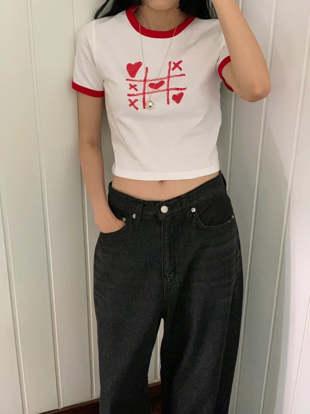 PEETS韓國直郵女裝新款時尚熱賣職業24春夏休閑人氣推薦T恤PEETST恤