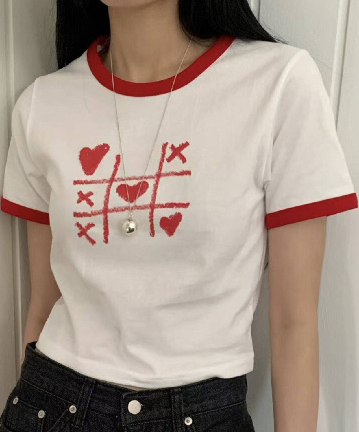 PEETS韓國直郵女裝新款時尚熱賣職業24春夏休閑人氣推薦T恤PEETST恤圖色1