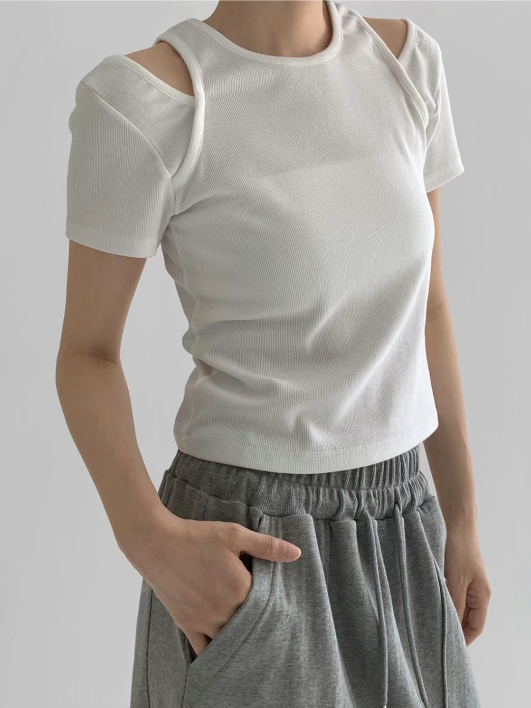 PEETS直郵韓國代購女裝新款24春夏真品休閑人氣熱賣推薦T恤PEETST恤圖色1