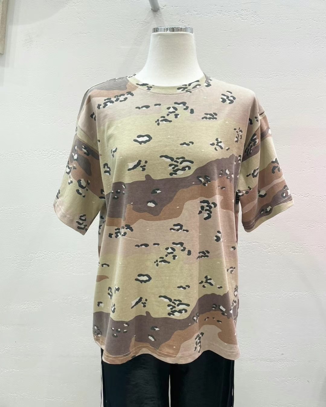 OEUF直郵韓國代購女裝新款推薦人氣24春夏休閑時尚職業T恤OEUFT恤圖色2