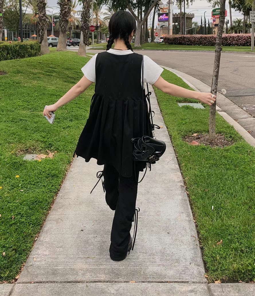 OEUF韓國直郵東大門代購女裝新品時尚熱賣職業人氣推薦連衣裙OEUF連衣裙