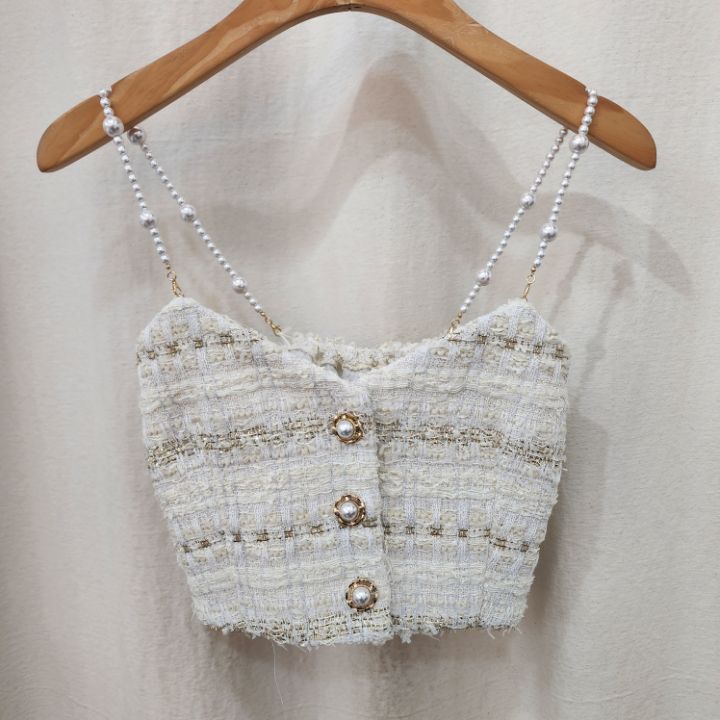 火Ⅱ-화투-T直郵韓國代購女裝新款熱賣時尚職業真品吊帶背心火Ⅱ吊帶/背心圖色2