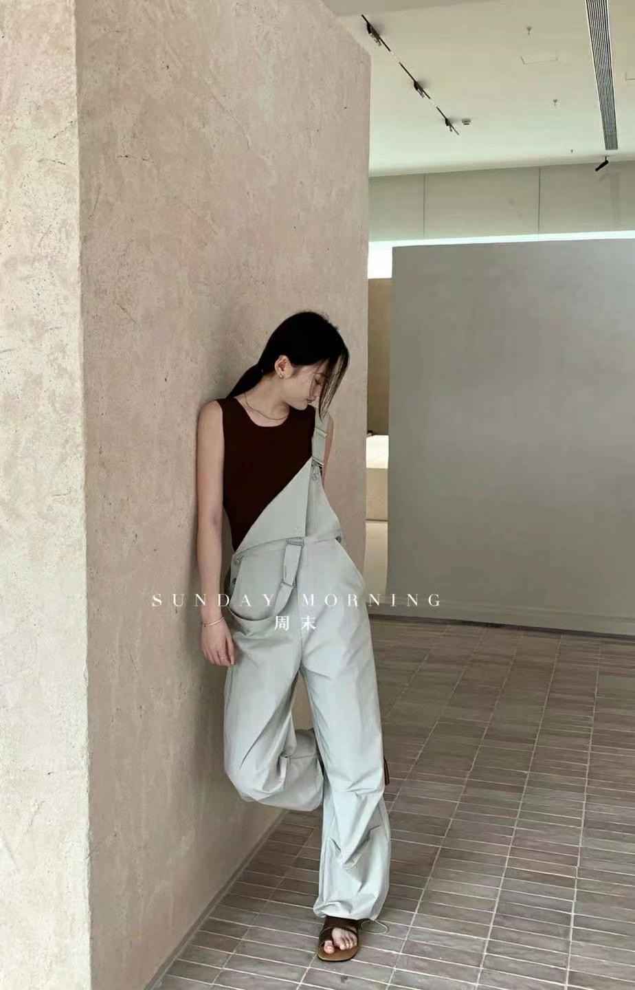 THE NEW-더뉴-T韓國直郵女裝新款推薦24春夏時尚背帶褲THE NEW背帶褲圖色2