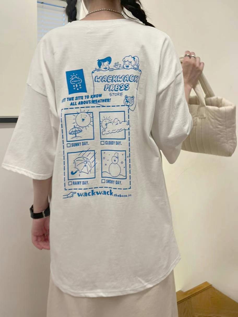 MAGASIN-OT直郵韓國代購女裝新款休閑24春夏職業人氣T恤MAGASIN-OTT恤