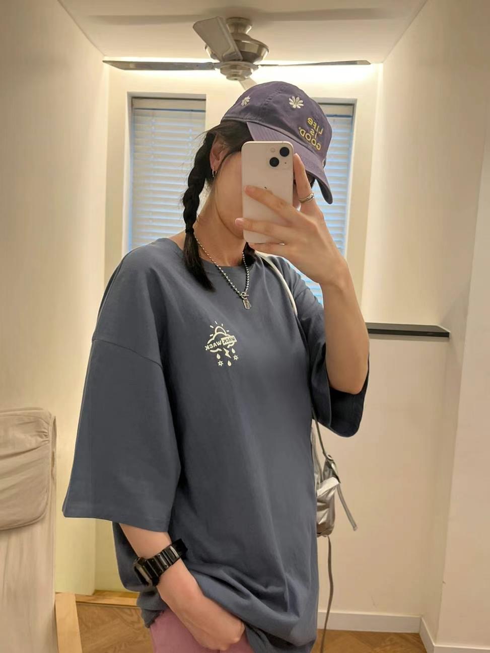 MAGASIN-OT直郵韓國代購女裝新款休閑24春夏職業人氣T恤MAGASIN-OTT恤圖色3