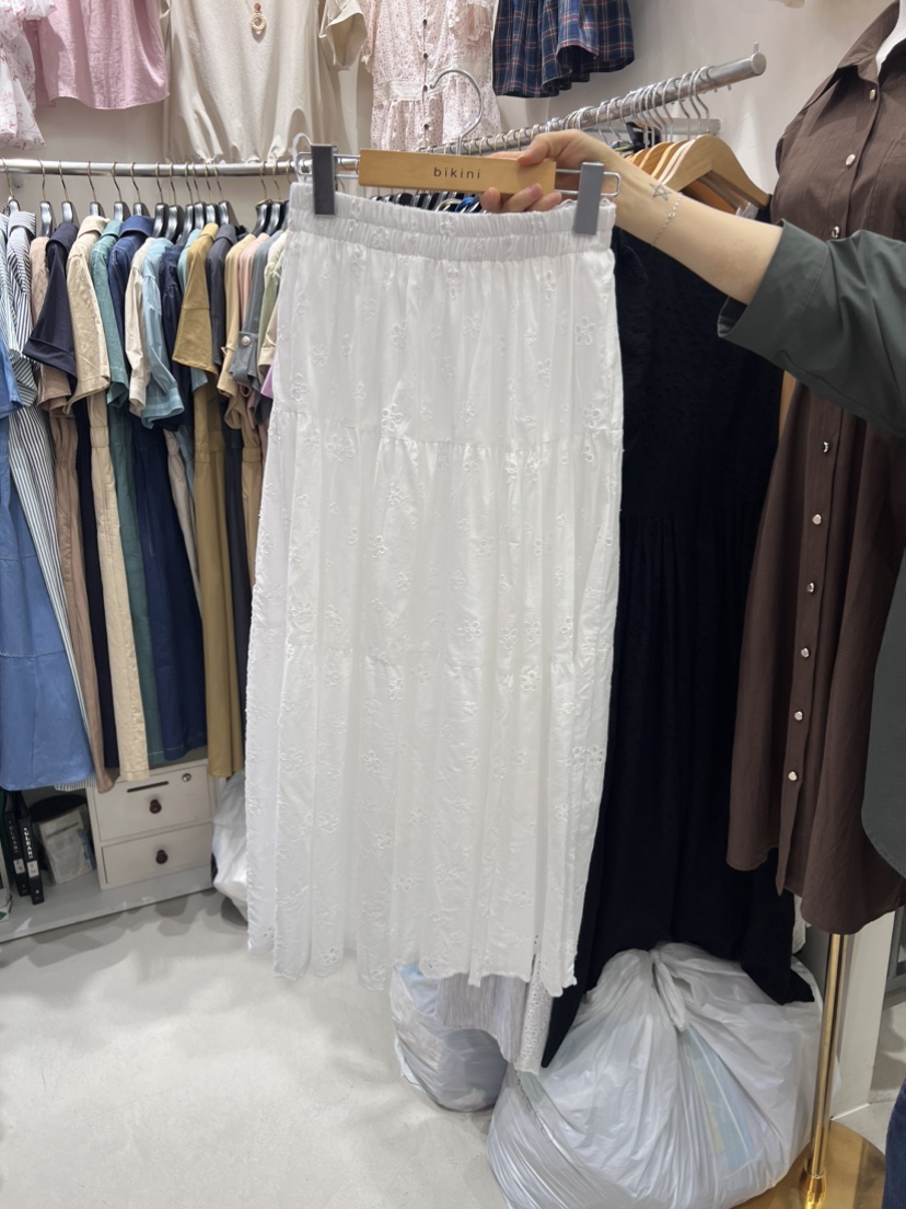 BIKINI韓國直郵東大門實拍女裝新品熱賣休閑人氣職業真品長裙BIKINI長裙圖色1