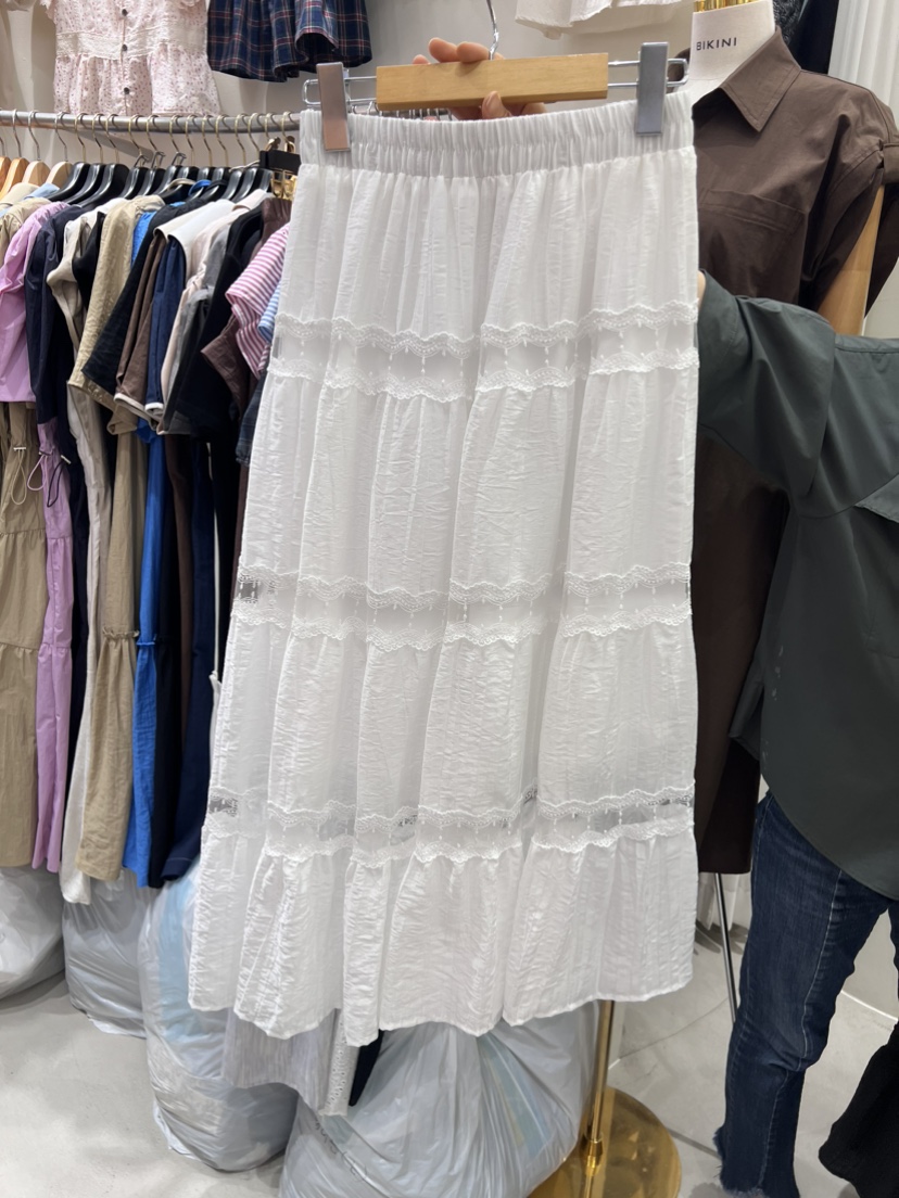 BIKINI韓國直郵東大門實拍女裝新款職業熱賣24春夏人氣長裙BIKINI長裙