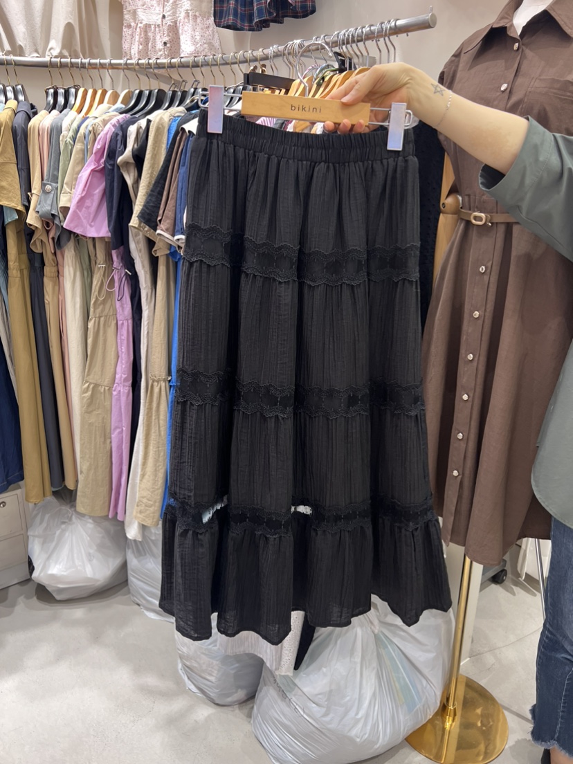 BIKINI韓國直郵東大門實拍女裝新款職業熱賣24春夏人氣長裙BIKINI長裙圖色2