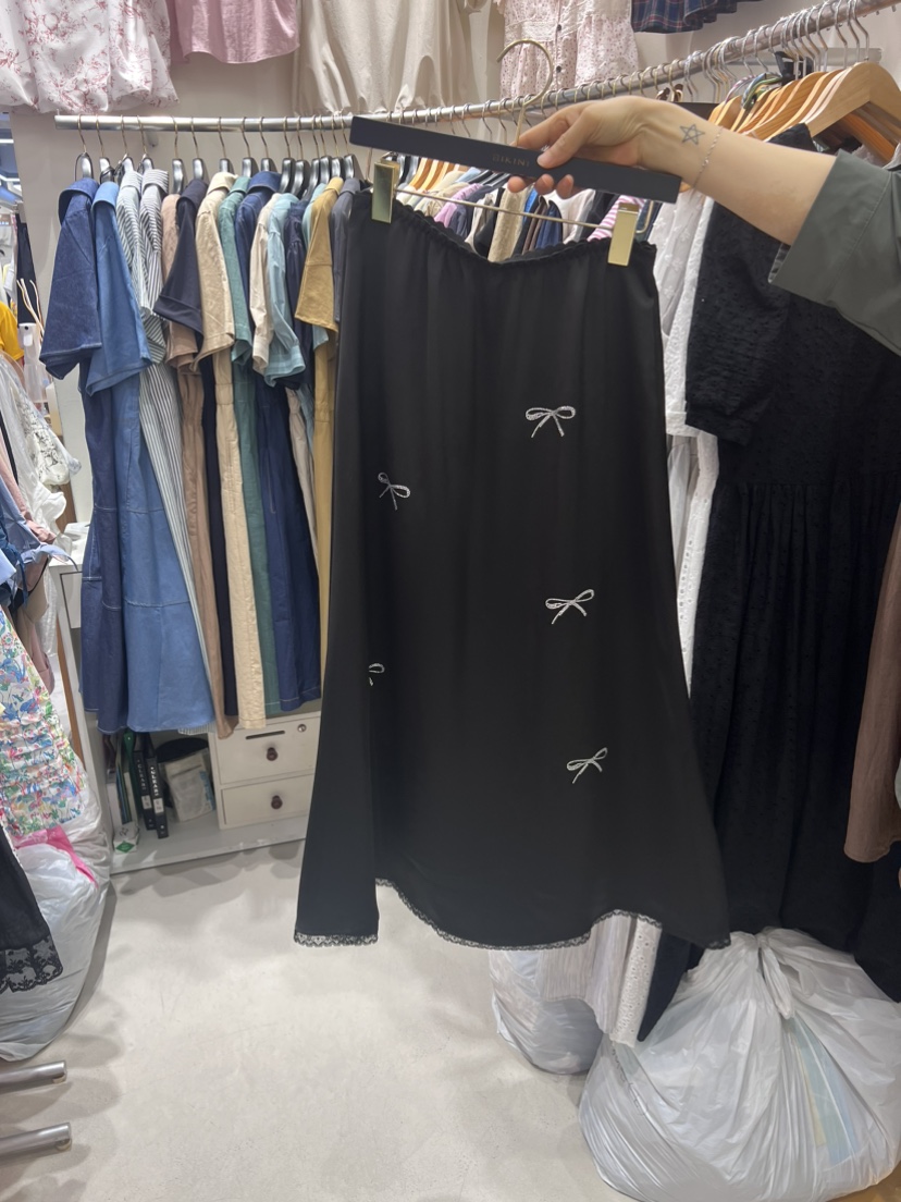 BIKINI直郵韓國代購女裝新款真品24春夏推薦熱賣時尚長裙BIKINI長裙圖色2