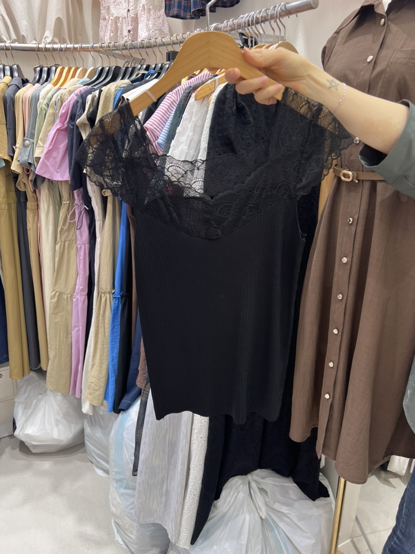 BIKINI直郵韓國代購女裝新品人氣真品24春夏休閑吊帶背心BIKINI吊帶/背心圖色2