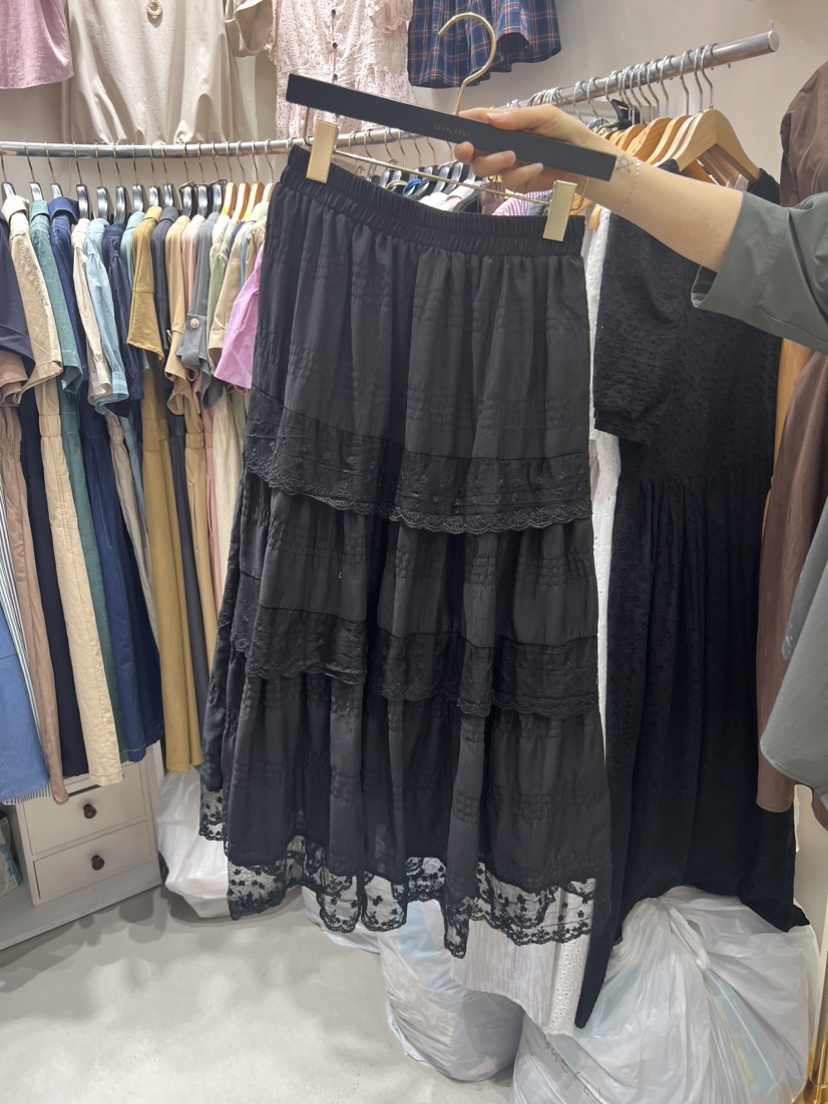 BIKINI韓國直郵東大門代購女裝新品職業24春夏熱賣真品長裙BIKINI長裙圖色2