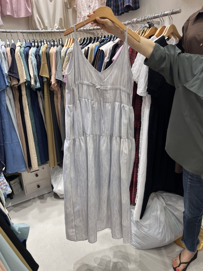 BIKINI直郵韓國代購女裝新品24春夏真品休閑時尚人氣連衣裙BIKINI連衣裙