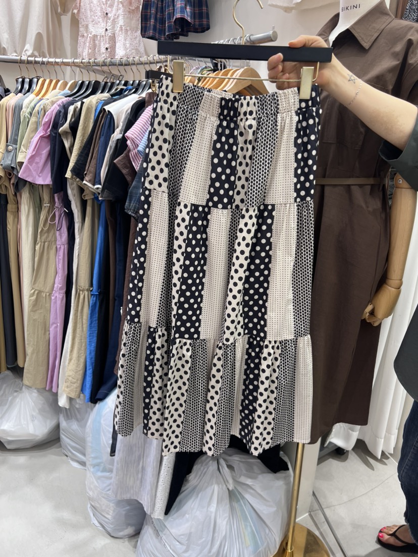 BIKINI直郵韓國代購女裝新品真品24春夏熱賣推薦職業長裙BIKINI長裙