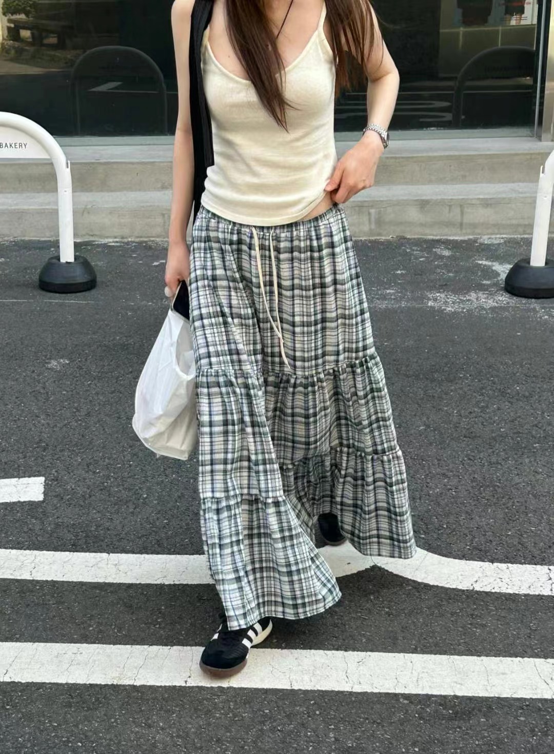 WEARRAW韓國直郵東大門代購女裝新品24春夏時尚職業人氣長裙WEARRAW長裙圖色2