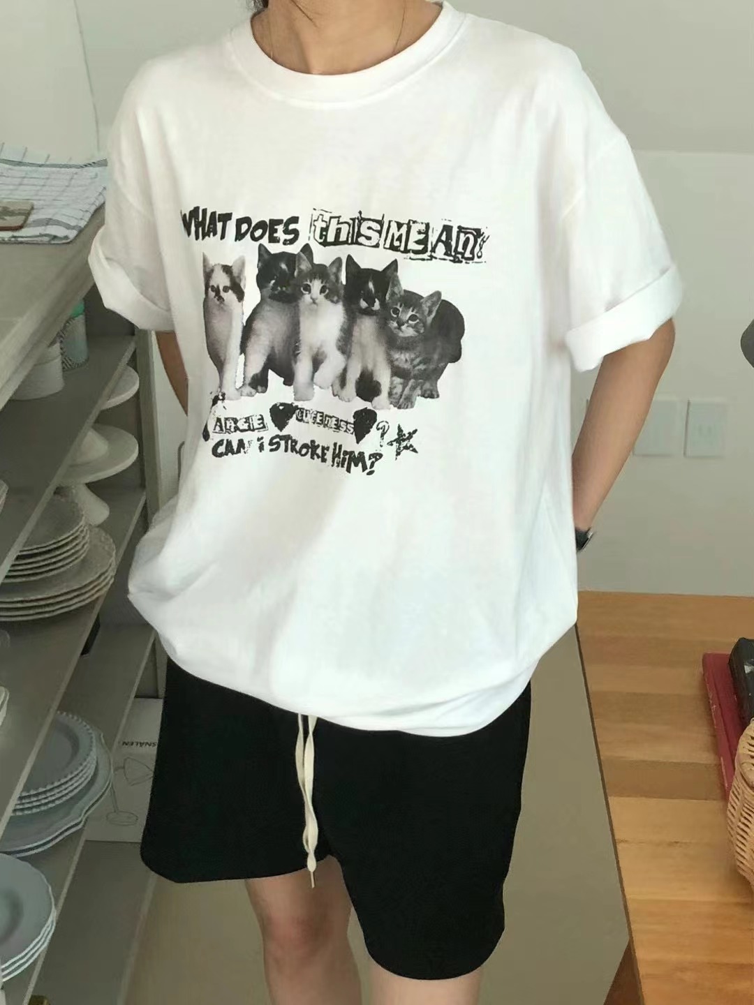 FOR.NEED韓國直郵東大門代購女裝新品人氣推薦休閑職業T恤FOR.NEEDT恤