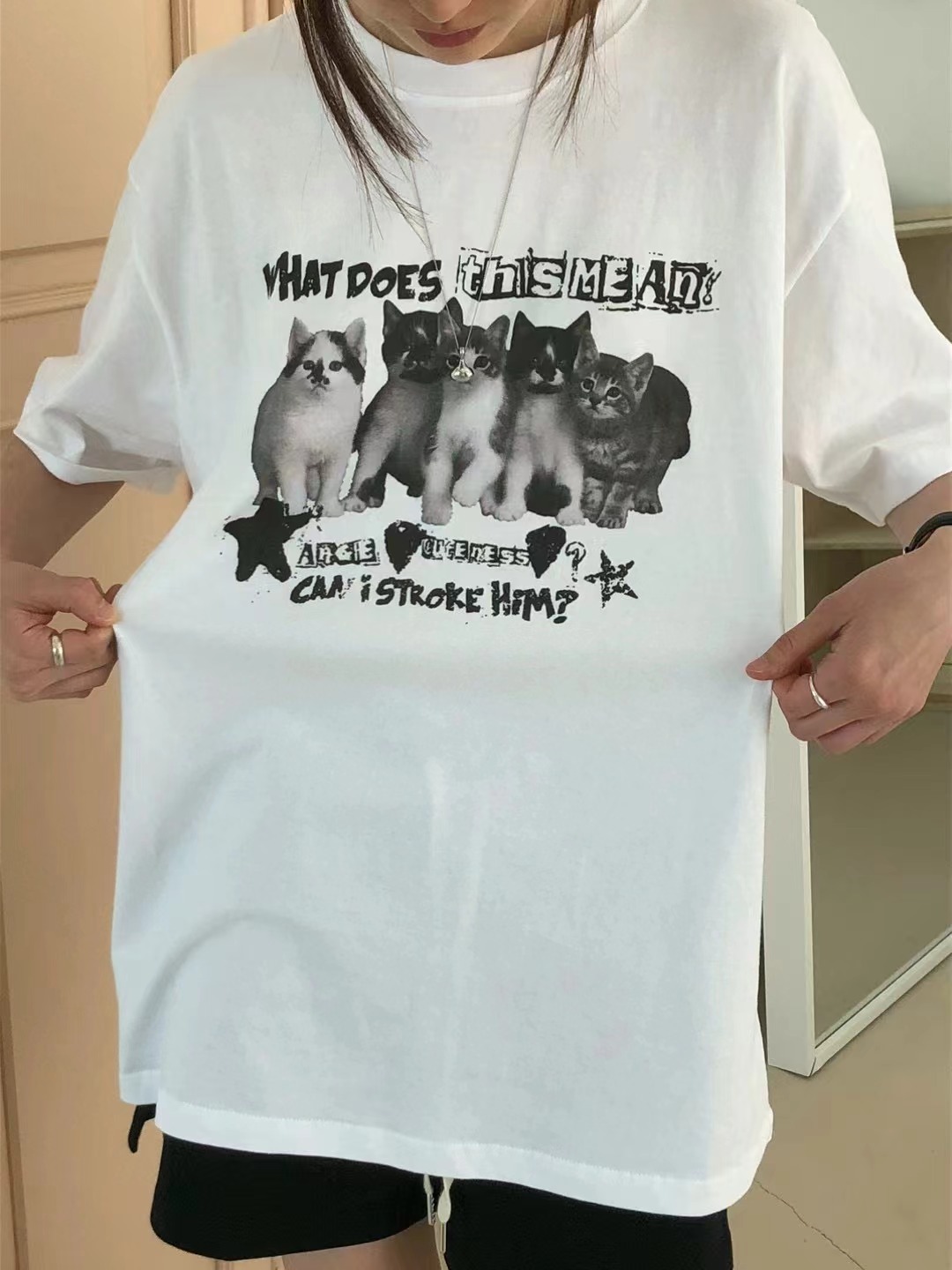 FOR.NEED韓國直郵東大門代購女裝新品人氣推薦休閑職業T恤FOR.NEEDT恤