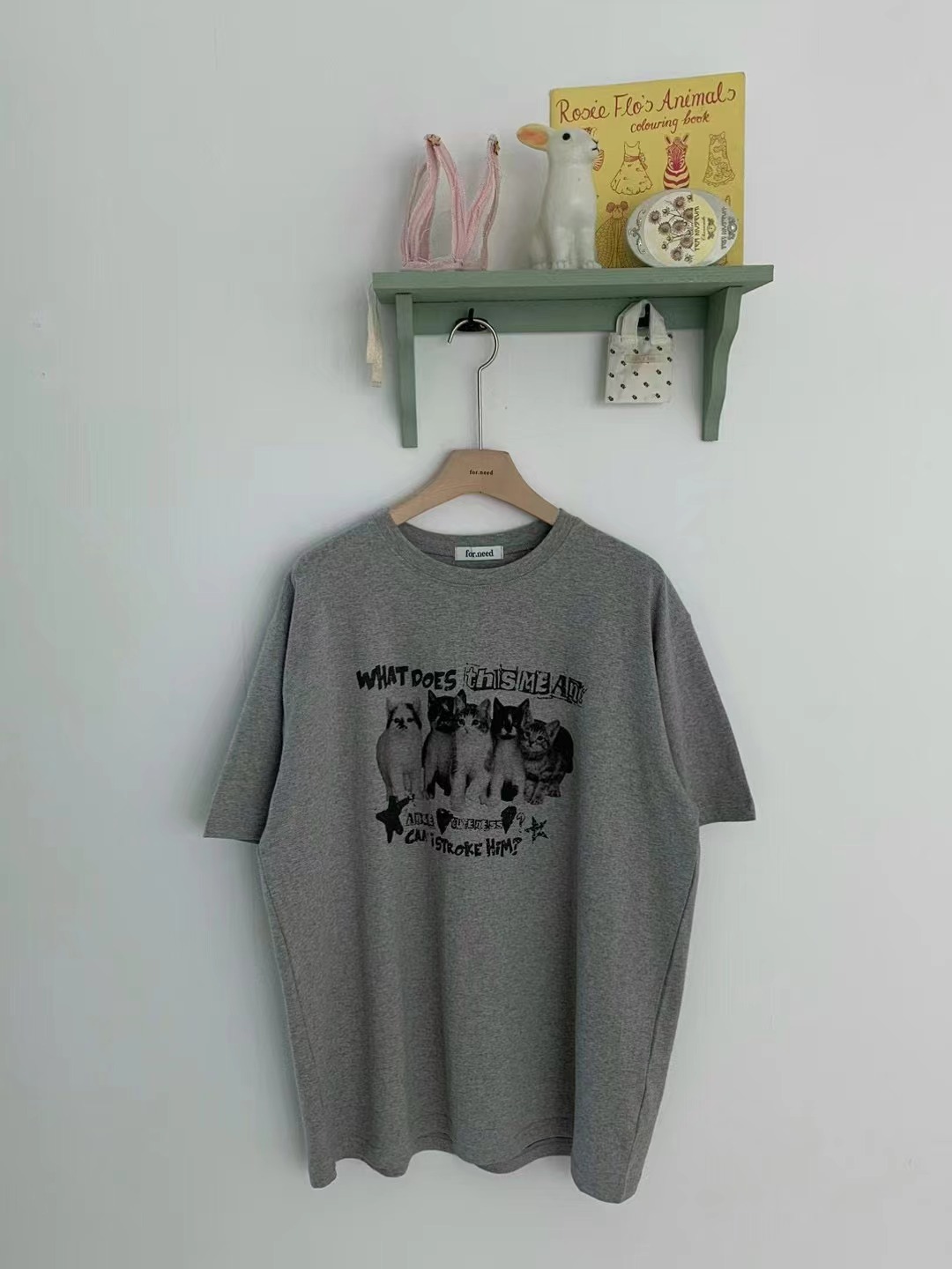 FOR.NEED韓國直郵東大門代購女裝新品人氣推薦休閑職業T恤FOR.NEEDT恤圖色2