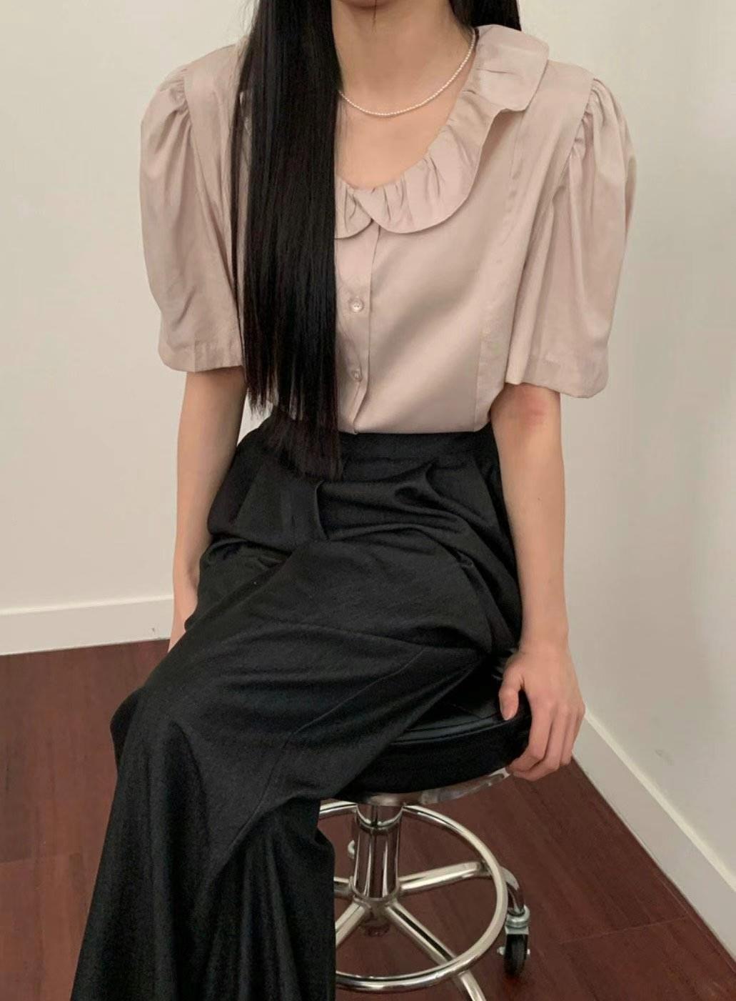 JGREY韓國直郵女裝新款休閑職業推薦真品24春夏襯衫蕾絲衫JGREY襯衫/蕾絲衫