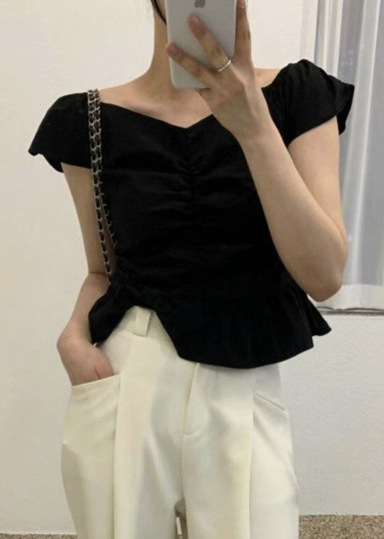 JGREY直郵韓國代購女裝新品休閑熱賣24春夏推薦襯衫蕾絲衫JGREY襯衫/蕾絲衫圖色3