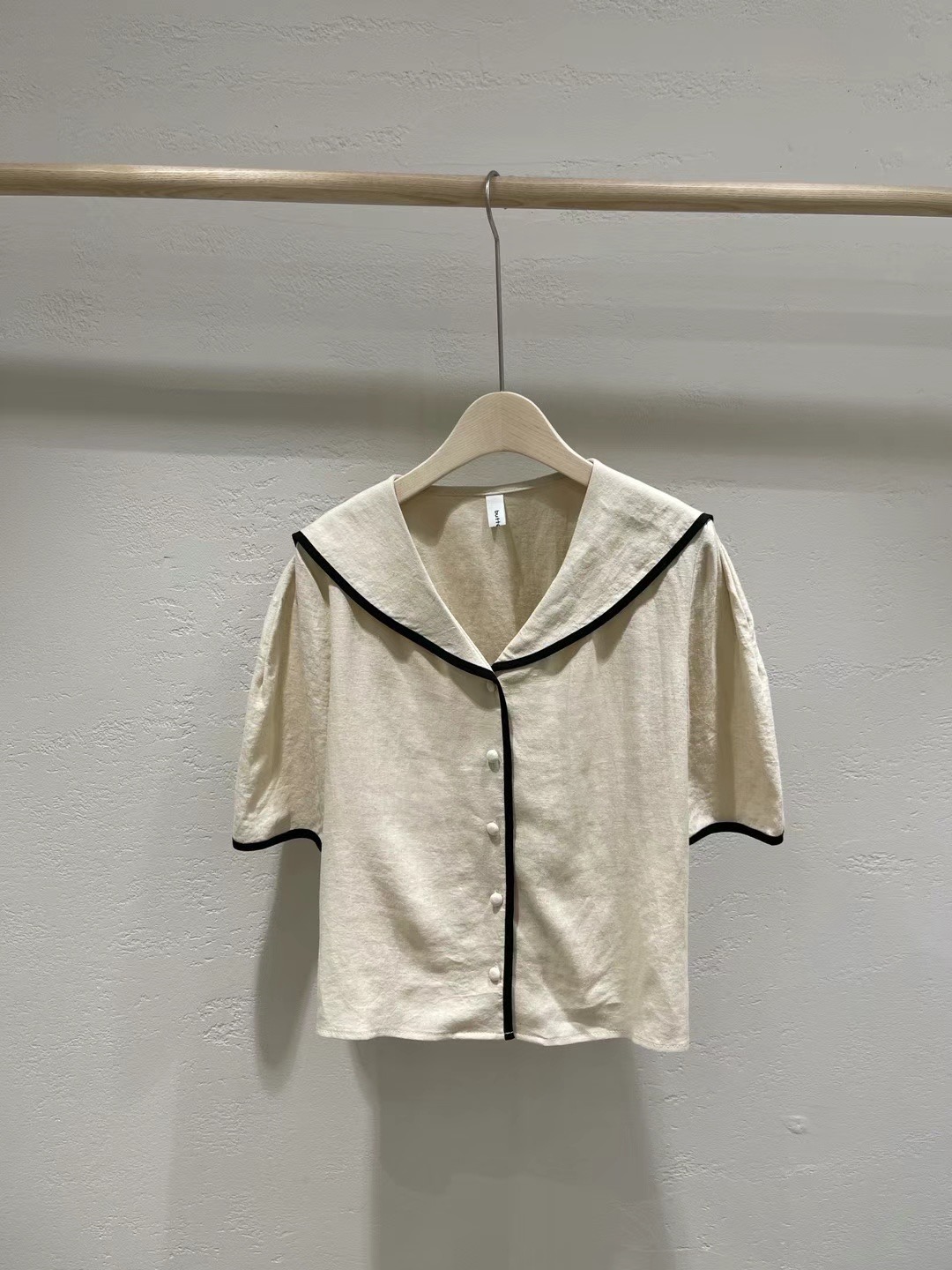 버터플라이韓國直郵女裝新品休閑人氣熱賣推薦時尚襯衫蕾絲衫버터플라이襯衫/蕾絲衫圖色3