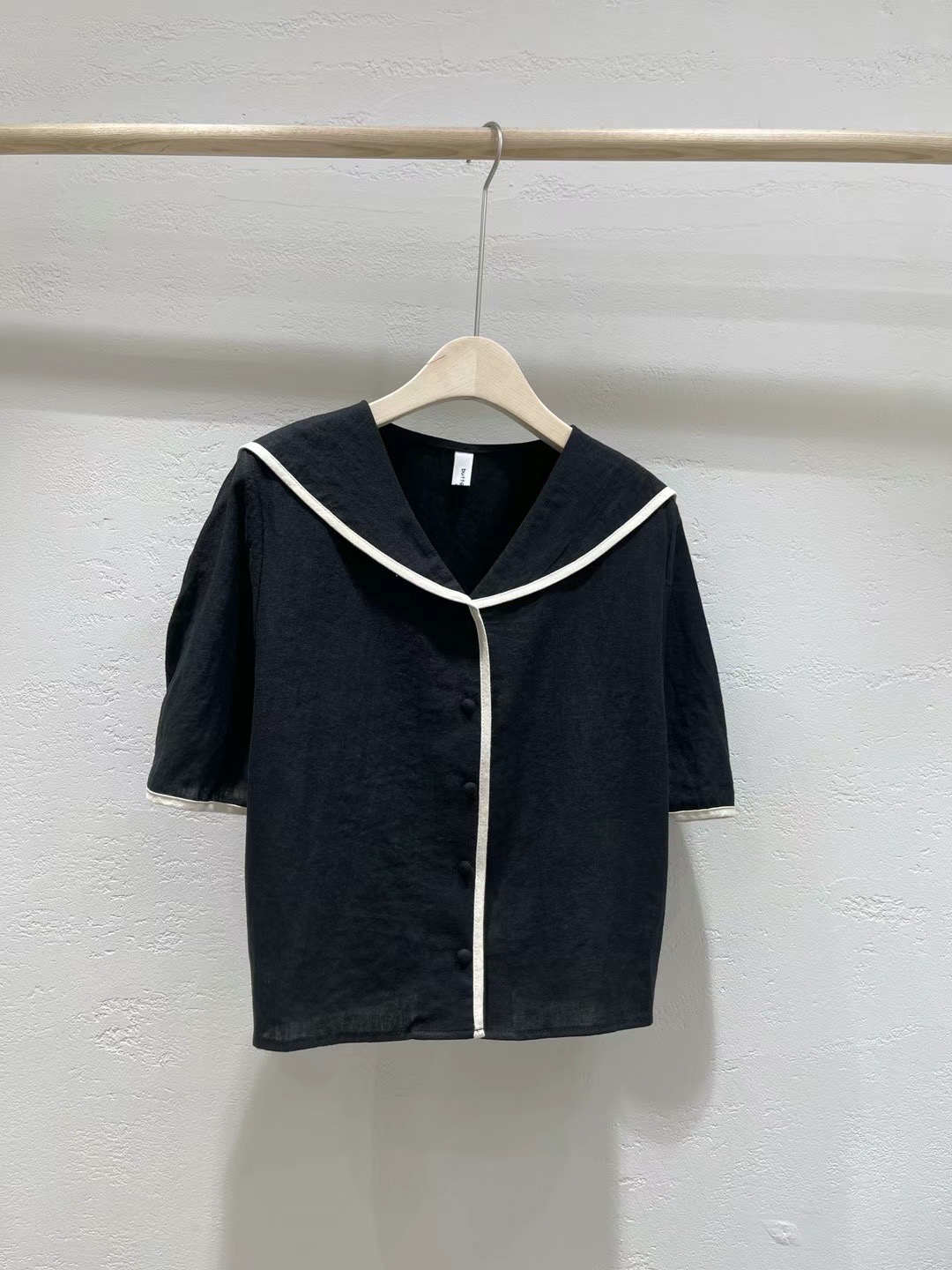 버터플라이韓國直郵女裝新品休閑人氣熱賣推薦時尚襯衫蕾絲衫버터플라이襯衫/蕾絲衫圖色4