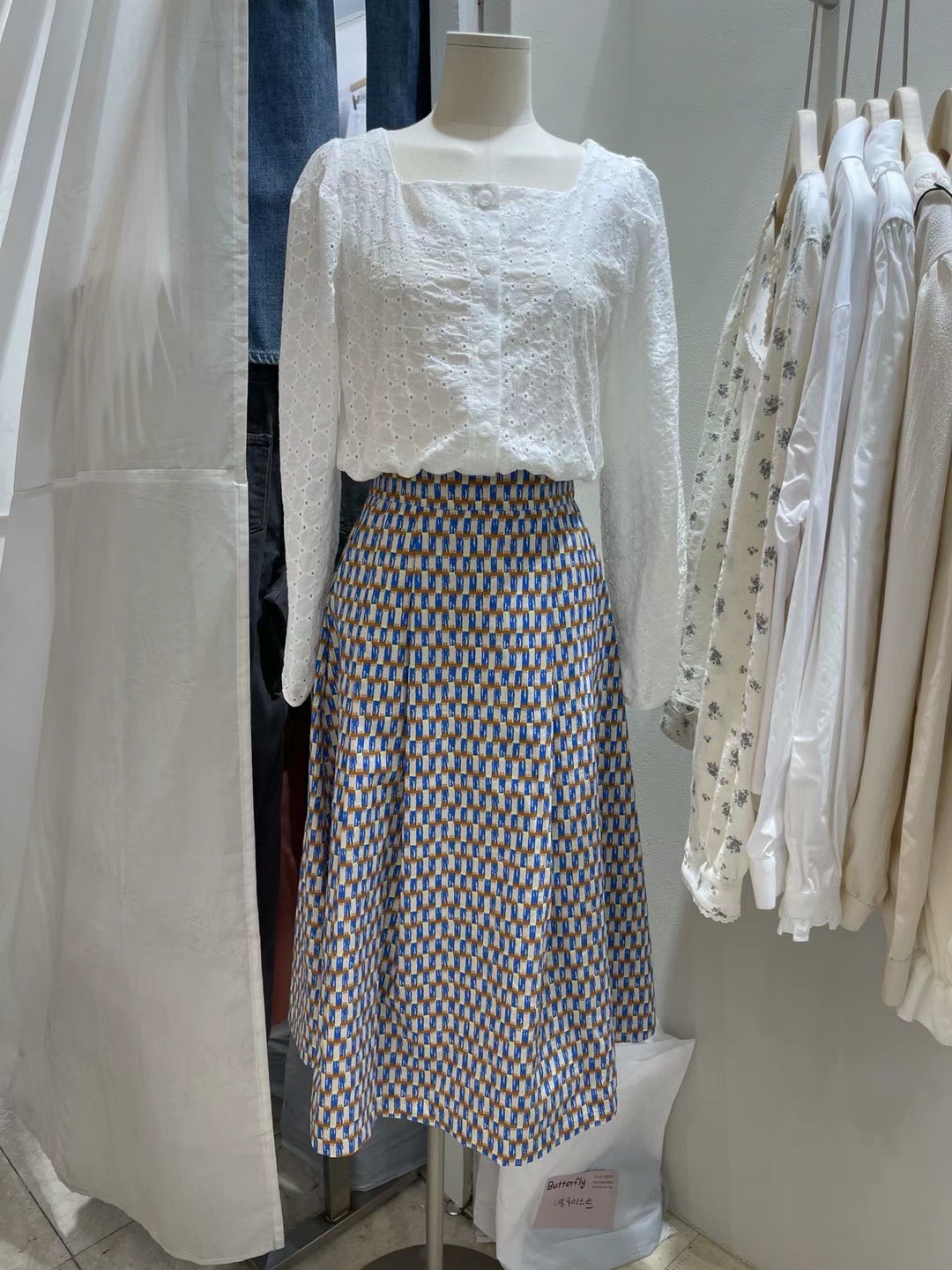 버터플라이直郵韓國代購女裝新品時尚人氣真品半身裙中短裙버터플라이半身裙/中短裙