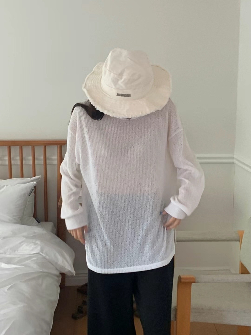 MIPPUDA直郵韓國代購女裝新款推薦職業時尚人氣24春夏長袖T恤MIPPUDA長袖T恤