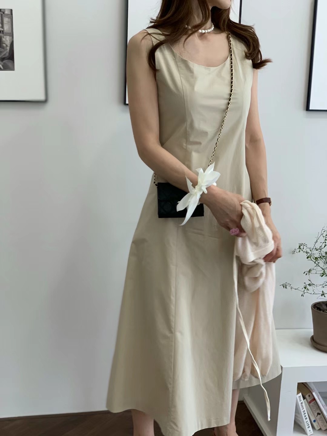 ELMU韓國直郵女裝新款24春夏職業時尚推薦休閑人氣連衣裙howdy連衣裙圖色3
