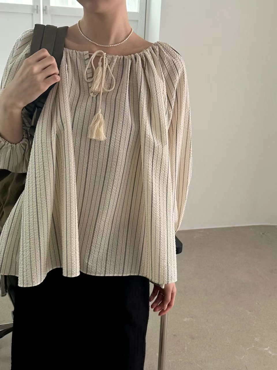 DRESS U韓國直郵東大門代購女裝新品時尚職業推薦襯衫蕾絲衫DRESS U襯衫/蕾絲衫