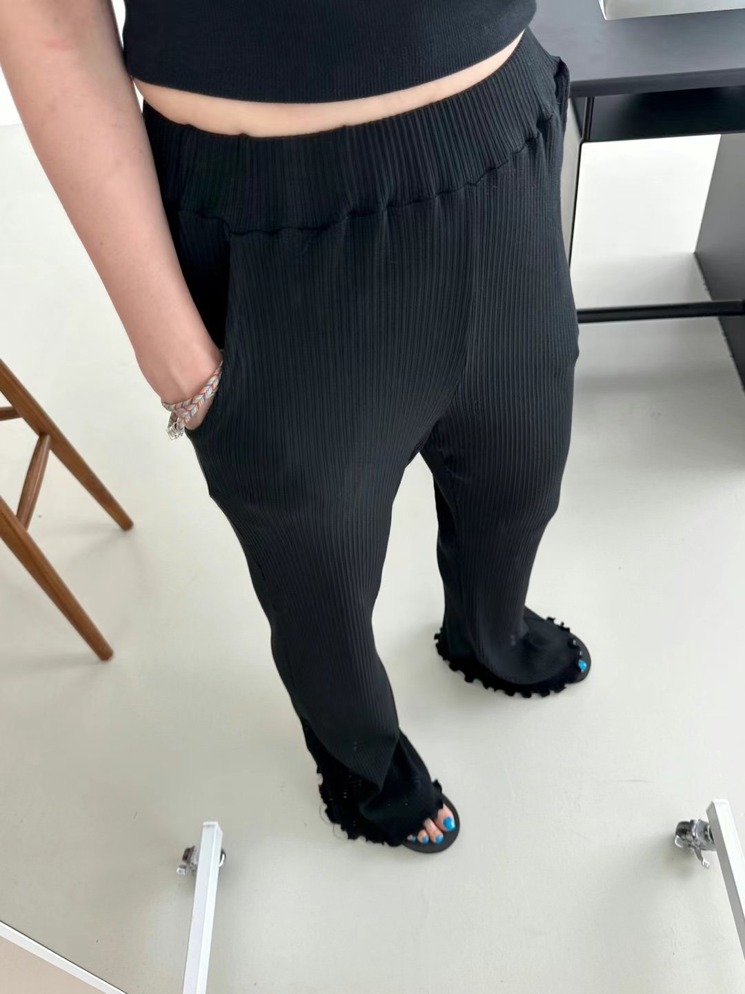 DRESS U韓國直郵東大門實拍女裝新款休閑24春夏人氣休閑褲DRESS U休閑褲圖色3