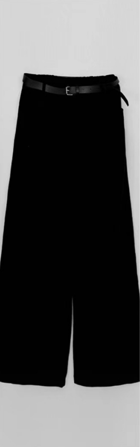 BLACK LINE直郵韓國代購女裝新品真品休閑時尚休閑褲含腰帶BLACK LINE休閑褲圖色2
