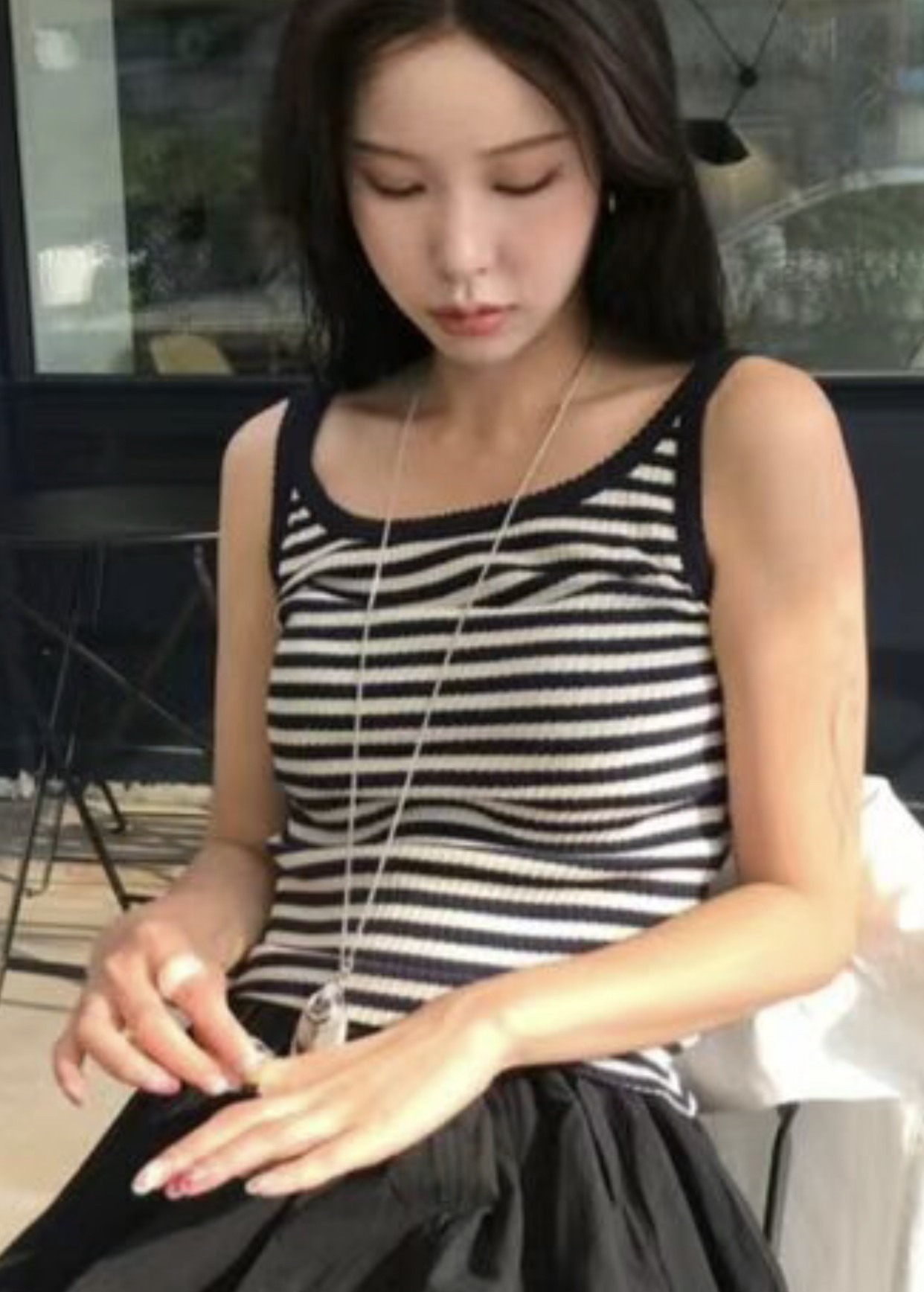 FLAT韓國直郵東大門實拍女裝新品職業時尚熱賣人氣吊帶背心FLAT吊帶/背心圖色2