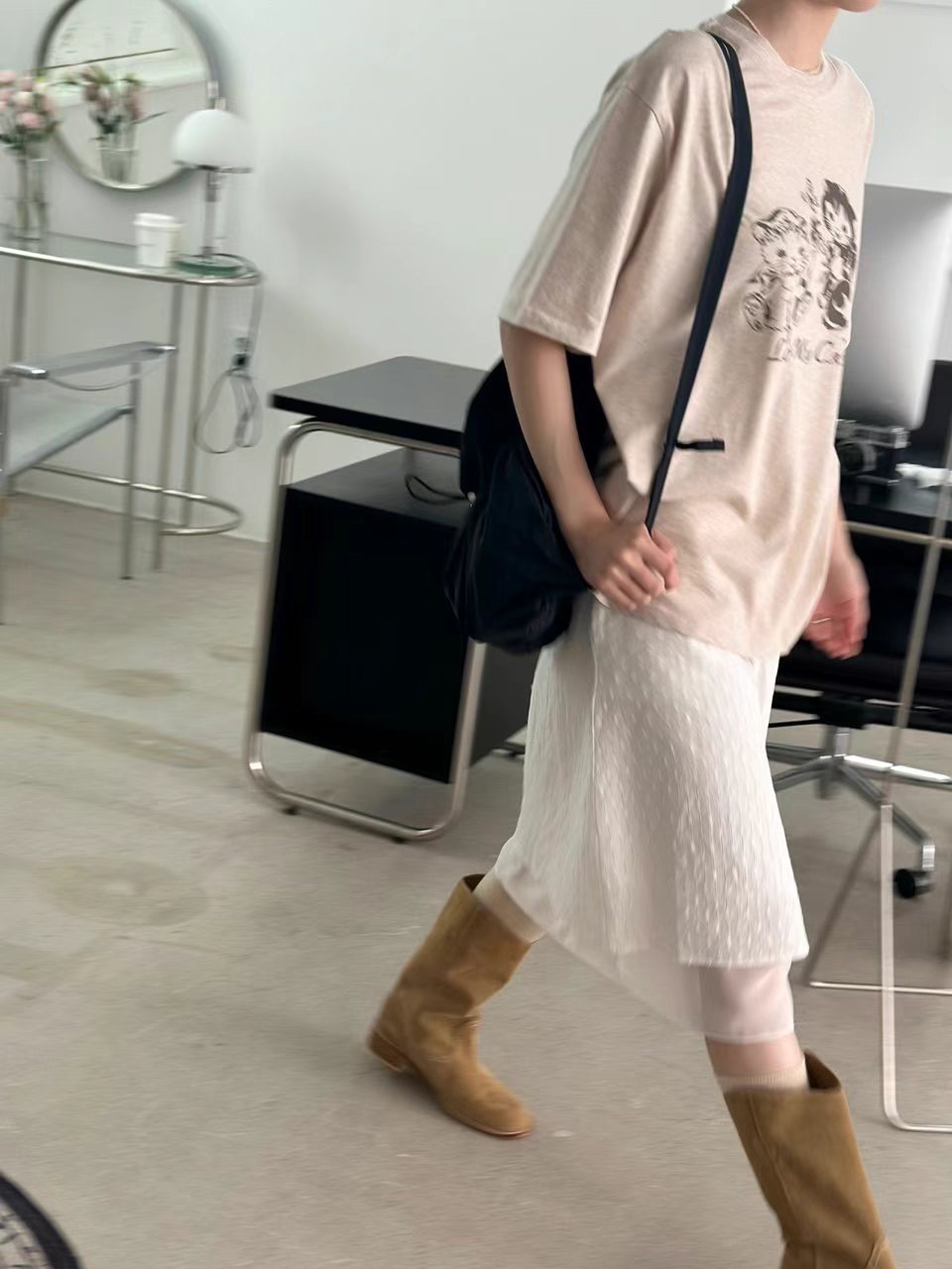 DRESS U韓國直郵東大門代購女裝新品職業真品24春夏時尚T恤DRESS UT恤