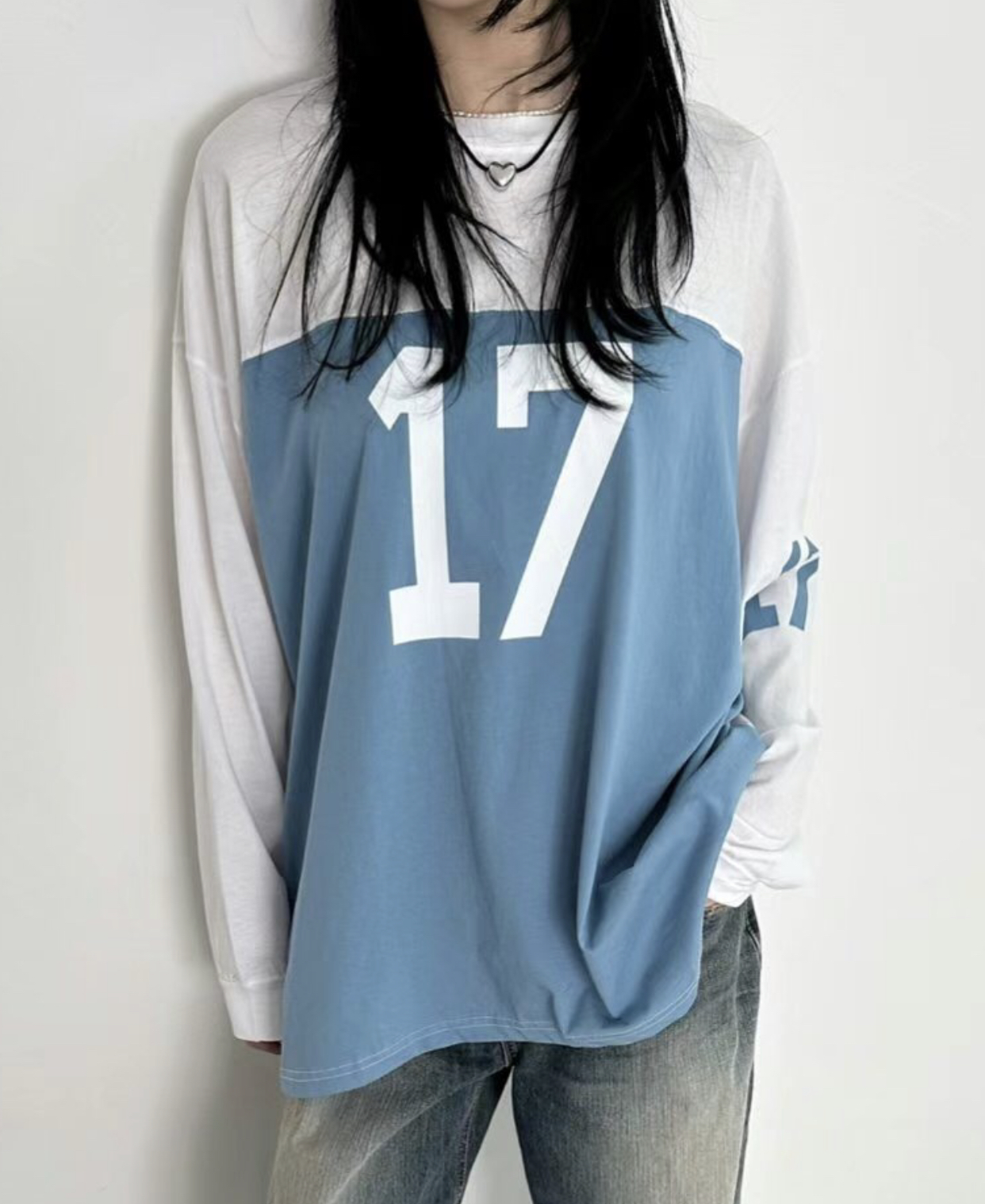 DRESS U韓國直郵東大門實拍女裝新品休閑推薦熱賣真品長袖T恤DRESS U長袖T恤