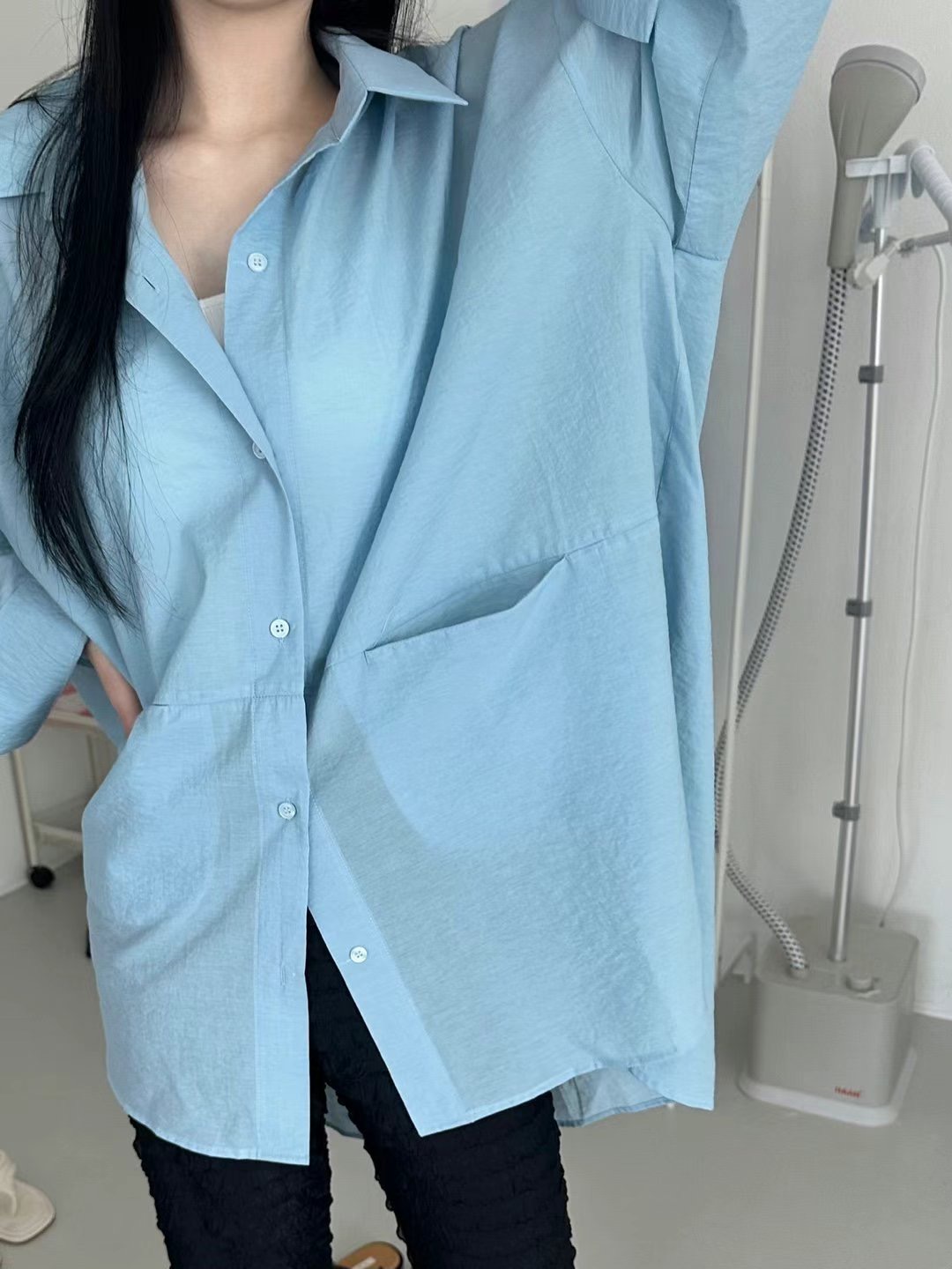 DRESS U韓國直郵東大門代購女裝新品真品推薦人氣襯衫蕾絲衫DRESS U襯衫/蕾絲衫圖色2
