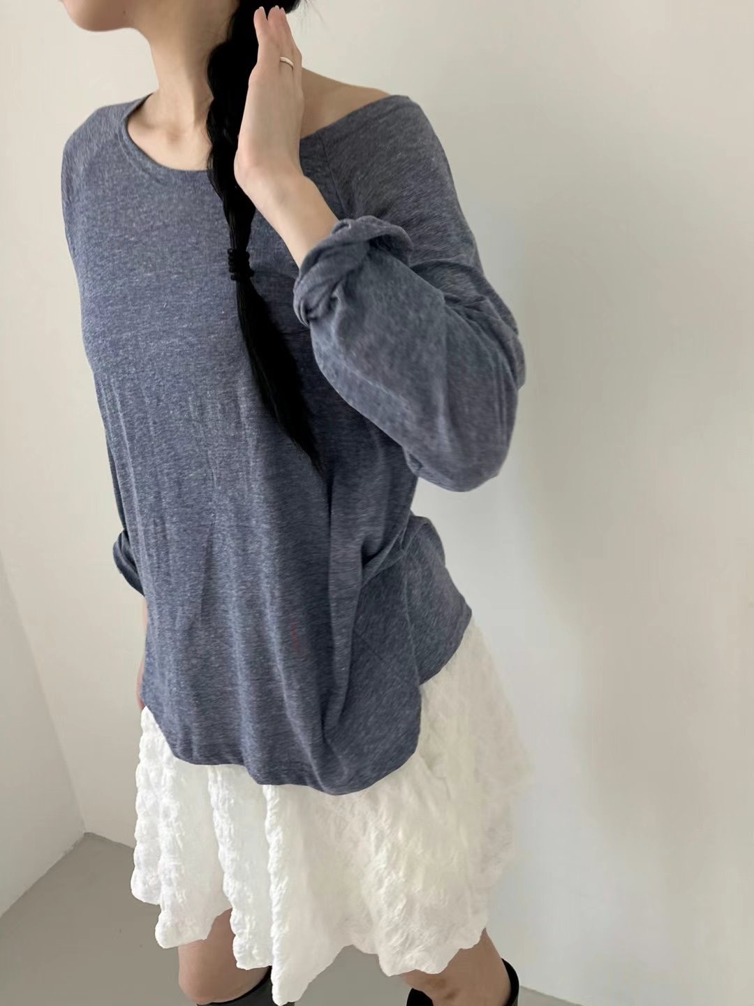 DRESS U直郵韓國代購女裝新品熱賣人氣休閑真品推薦長袖T恤DRESS U長袖T恤