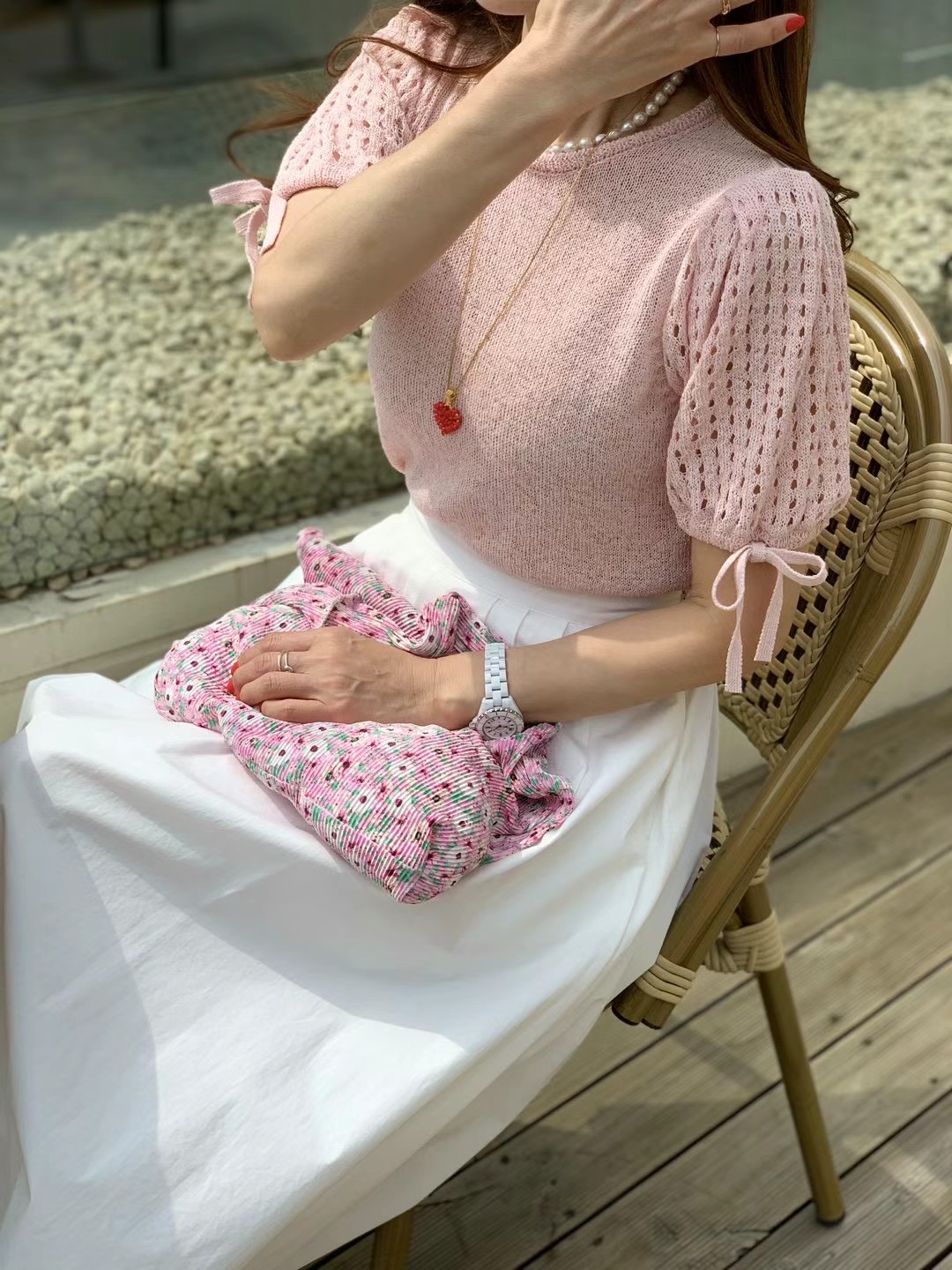 ELMU直郵韓國代購女裝新款熱賣24春夏真品時尚休閑針織衫howdy針織衫圖色2
