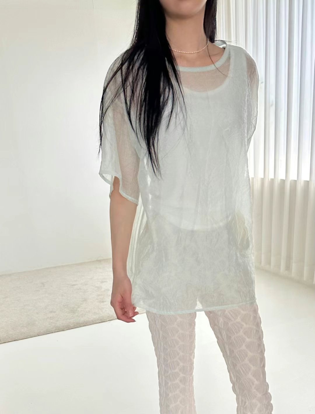 DRESS U韓國直郵東大門實拍女裝新品推薦時尚休閑襯衫蕾絲衫DRESS U襯衫/蕾絲衫