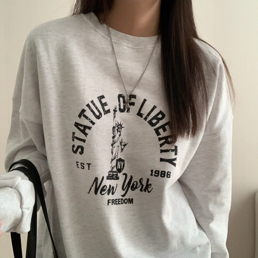 FROMJINI韓國直郵東大門實拍女裝新款推薦職業休閑熱賣衛衣FROMJINI衛衣