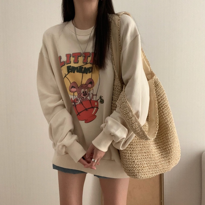 FROMJINI韓國直郵東大門代購女士新款推薦職業熱賣24秋夏衛衣FROMJINI衛衣