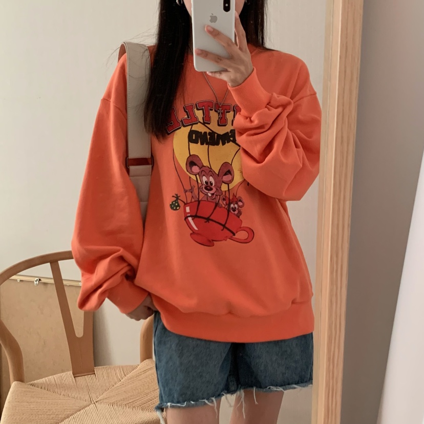 FROMJINI韓國直郵東大門代購女士新款推薦職業熱賣24秋夏衛衣FROMJINI衛衣
