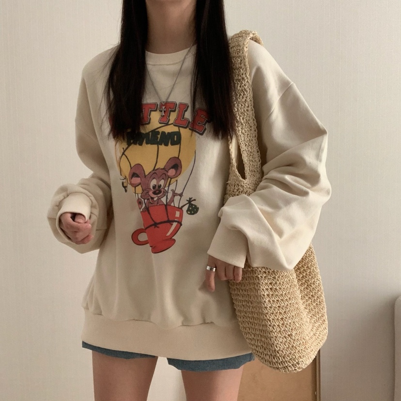 FROMJINI韓國直郵東大門代購女士新款推薦職業熱賣24秋夏衛衣FROMJINI衛衣