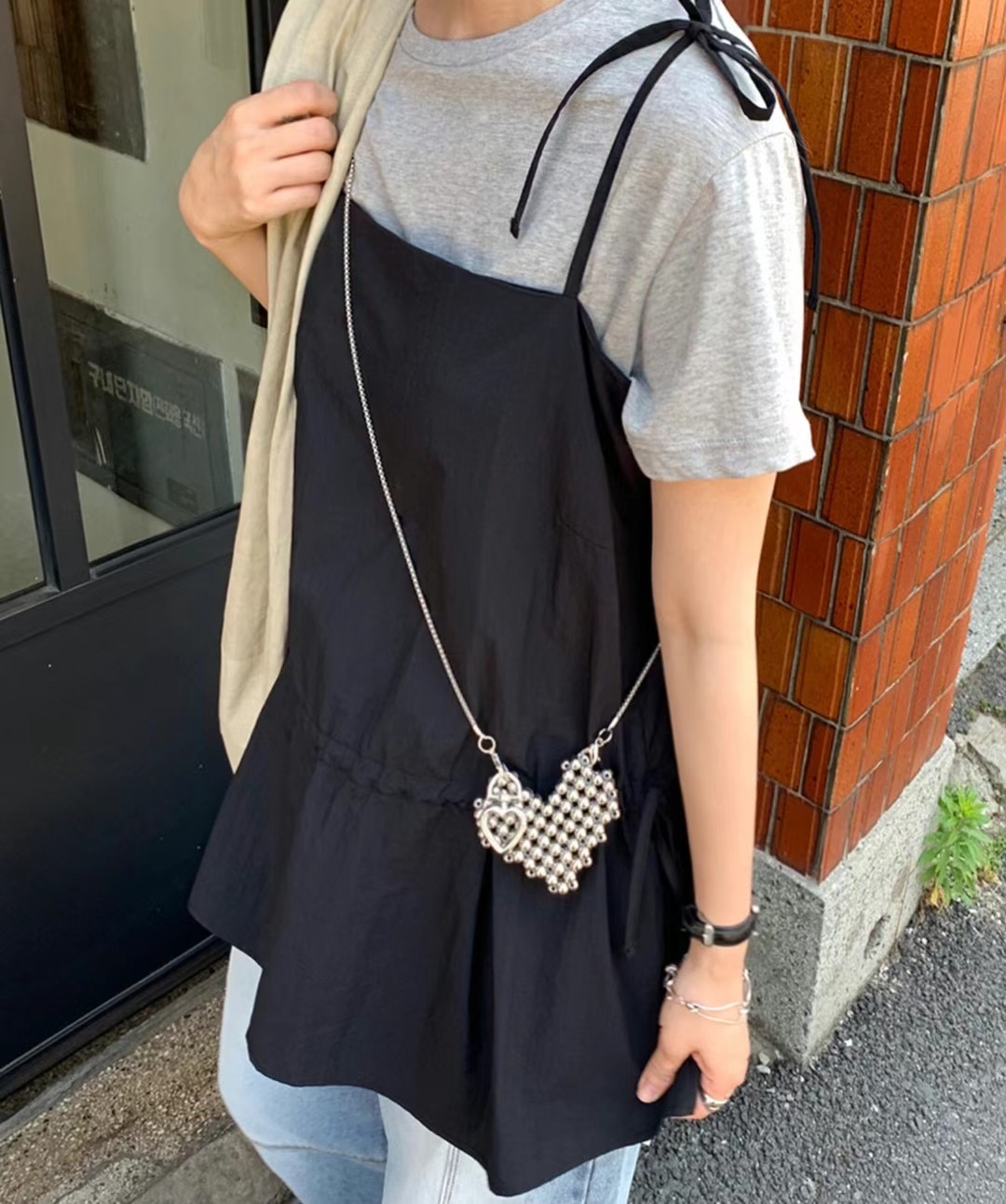 LIVING/CO-씨오-T韓國直郵女士新款真品休閑24秋夏吊帶背心CO CO/LIVING吊帶/背心