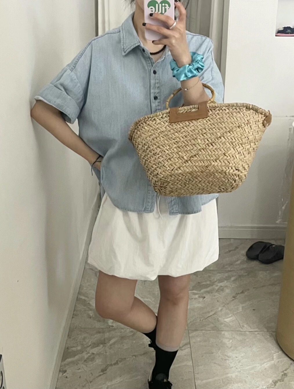 LIVING/CO-씨오-T韓國直郵東大門代購女士新品24秋夏短裙CO CO/LIVING短裙