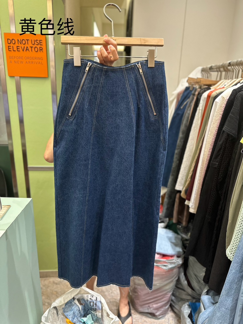 REIZ直郵韓國代購女裝新款真品休閑職業推薦人氣熱賣時尚長裙REIZ長裙圖色2